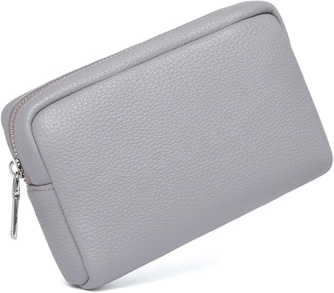 Makeup Bag Large Capacity Women's Classic Black Wash Bag Adjustable Partition Wash Brush and Cosmetic Carrying Bag (Taro Purple)