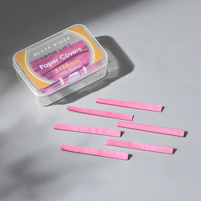 1000P Lash Lift Pink Perm Paper, Reusable Lash Lift Pads Lash Lift Tool, Soft Pads Silicone Perm Ribbon Eyelash Lifting Compensator, Eyelash Tapes Makeup Beauty Tools for Eyelashes Lifting