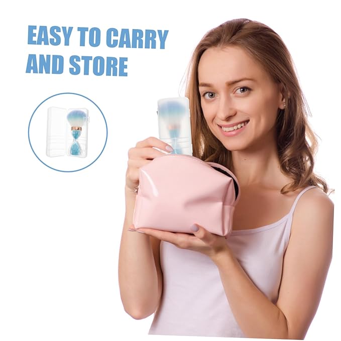 Nail Dust Brush Soft Large Head Cleaning Brush for Nail Art Powder Removal Makeup Manicure Tool Portable for Home and Salon Use