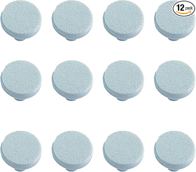 12 Pieces Baby Nail File Pads Nail Trimmer Replacement Pads Electric Baby Nail Grinding Heads for Standard Electric Kid Nail Trimmer Suits to Over 12 Months Newborn Infant Toddler (Blue)