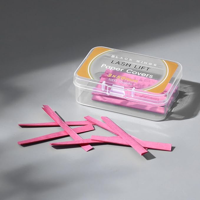 1000P Lash Lift Pink Perm Paper, Reusable Lash Lift Pads Lash Lift Tool, Soft Pads Silicone Perm Ribbon Eyelash Lifting Compensator, Eyelash Tapes Makeup Beauty Tools for Eyelashes Lifting