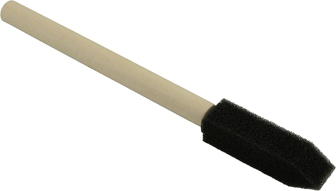 50pcs 1/2" Foam Brush with High Density Foam, mini Foam Brush for Small Project