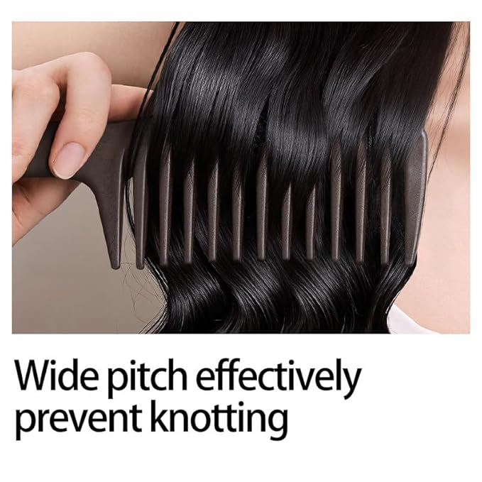 1pc Wide Tooth Comb for Curly Wet Long Hair, Large Detangling Comb with Durable Design, Ideal for Shower Styling & Professional Hair Care