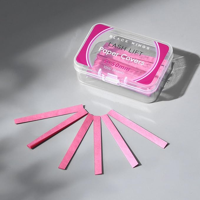 1000P Lash Lift Pink Perm Paper, Reusable Lash Lift Pads Lash Lift Tool, Soft Pads Silicone Perm Ribbon Eyelash Lifting Compensator, Eyelash Tapes Makeup Beauty Tools for Eyelashes Lifting