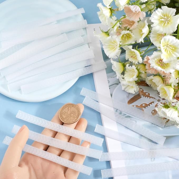 GORGECRAFT 200Pcs Makeup Brush Pen Guard Protector Reusable Net Thread Spool Savers Expandable Mesh Cover Plastic Sewin Thread Netting Machine Embroidery Net for Eyeshadow Brush Sewing, White