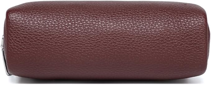 Makeup Bag Large Capacity Women's Classic Black Wash Bag Adjustable Partition Wash Brush and Cosmetic Carrying Bag (Caramel Color)