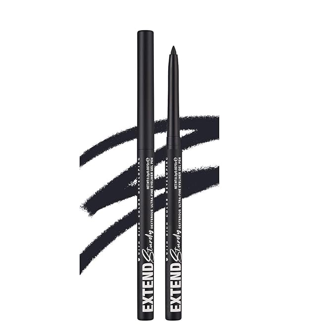 Waterproof Eyeliner black Shimmer Retractable Black Gel Eyeliner Smudge-proof Hypoallergenic Makeup (11#)