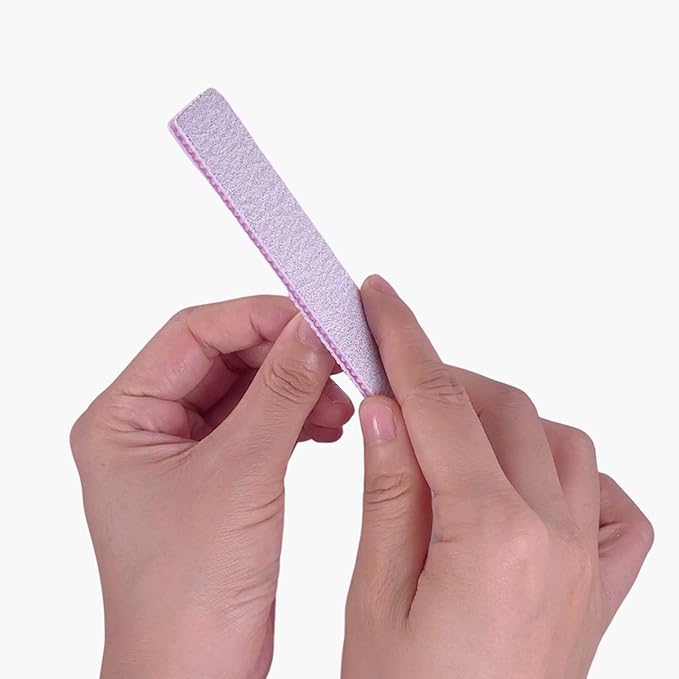 80/80 Grit Nail Files (25 Pcs), Coarse Emery Boards for Acrylic Nails and Gel Nails, Nail File Double Sided 80 Grits Emory Professional Nail Filers Pack