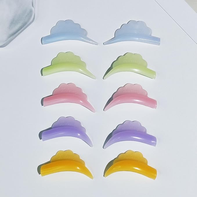 Libeauty Lash Lift Pads Crown Reusable Silicon Eyelash Lift Shield Lash Perm Rod Lash Lifting Shield DIY Use at Home or Salon Lash Perming Tool