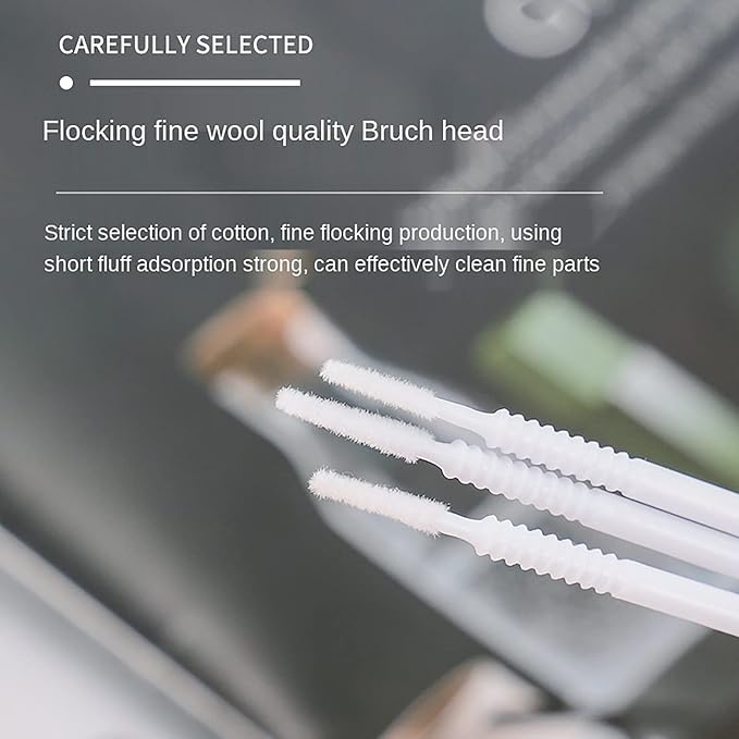 i-Laesh 200pcs Micro Brushes - Precision Microswabs for Eyelash Extensions, Lash Mascara Applicators - Ideal for Eye, Dental, Lashes, Brows, Personal Care - Black (Replacement - Pro Grip)