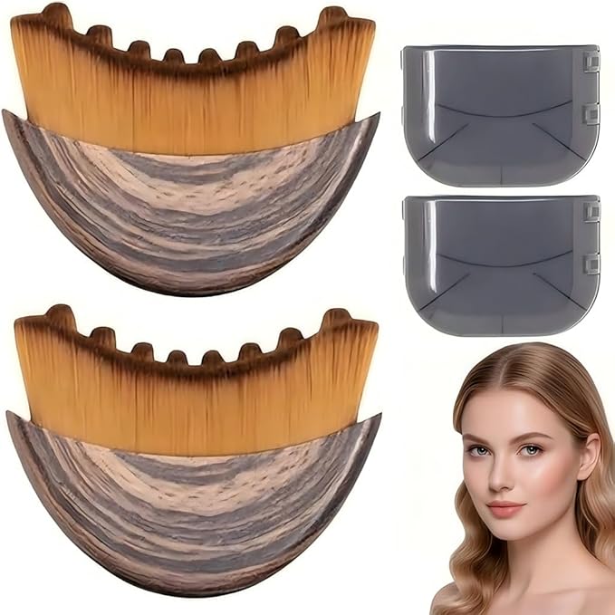 2026 New Lymphatic Contour Face Brush,Contour Face Brush,Lymphatic Drainage Massager,Ergonomically Designed,Fit The Skin Precisely,for Chin & Jawline Sculpting (2 Pcs)