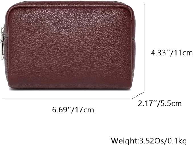 Makeup Bag Large Capacity Women's Classic Black Wash Bag Adjustable Partition Wash Brush and Cosmetic Carrying Bag (Caramel Color)