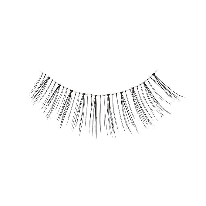 KISS Looks So Natural, False Eyelashes, 'Sultry', 12 mm, Includes 5 Pairs Of Lashes, Contact Lens Friendly, Easy to Apply, Reusable Strip Lashes, Glue-On (Pack of 2)