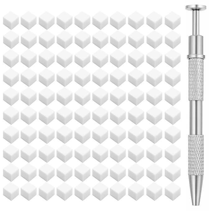 150PCS Nail Sponges for Ombre Nail Art with 1 Grab Pen – Gradient Nail Art Tool Set with Storage Case – DIY Nail Design Accessories for Salon & Home Use