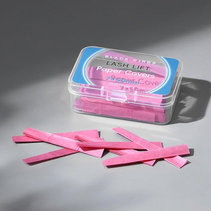 1000P Lash Lift Pink Perm Paper, Reusable Lash Lift Pads Lash Lift Tool, Soft Pads Silicone Perm Ribbon Eyelash Lifting Compensator, Eyelash Tapes Makeup Beauty Tools for Eyelashes Lifting