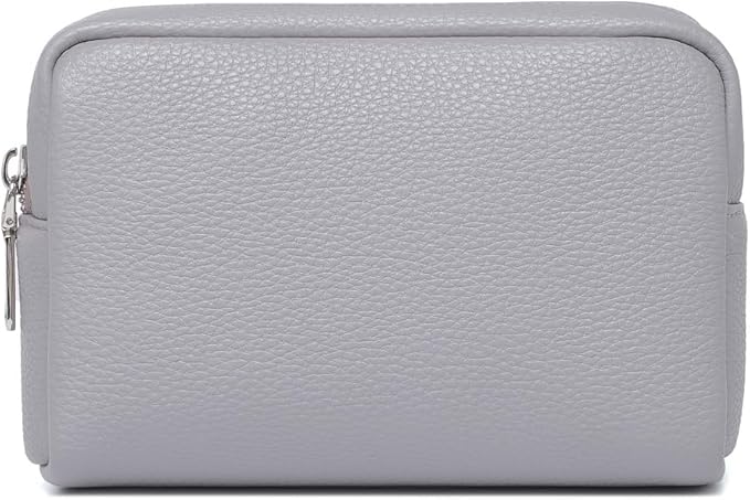 Makeup Bag Large Capacity Women's Classic Black Wash Bag Adjustable Partition Wash Brush and Cosmetic Carrying Bag (Taro Purple)