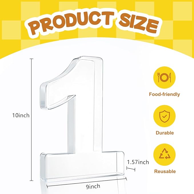 10" Acrylic Charcuterie Letters Fillable Tray, Reusable Alphabet Number Shaped Serving Plates for Charcuterie Board, Display Fruit, Candy, Cake, Party Decor, Birthday, Anniversary（1）