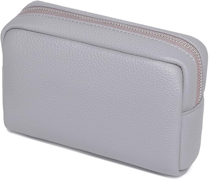 Makeup Bag Large Capacity Women's Classic Black Wash Bag Adjustable Partition Wash Brush and Cosmetic Carrying Bag (Taro Purple)