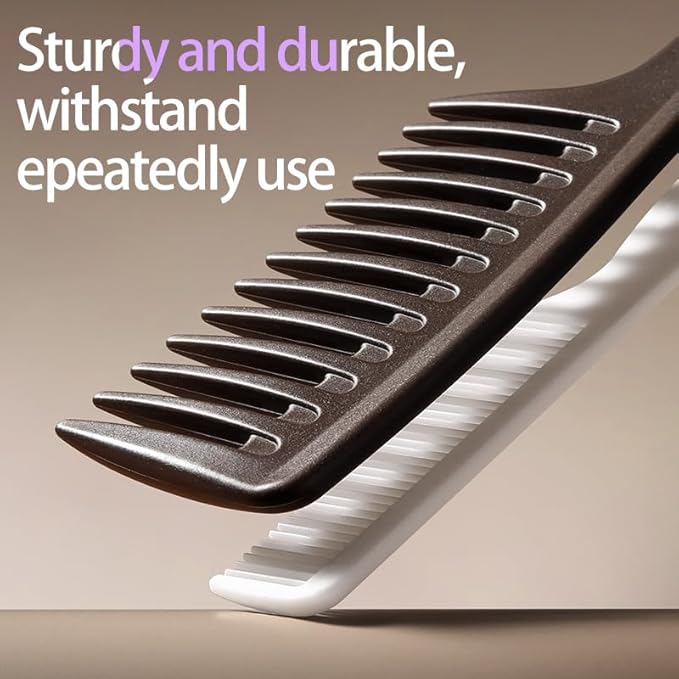1pc Wide Tooth Comb for Curly Wet Long Hair, Large Detangling Comb with Durable Design, Ideal for Shower Styling & Professional Hair Care