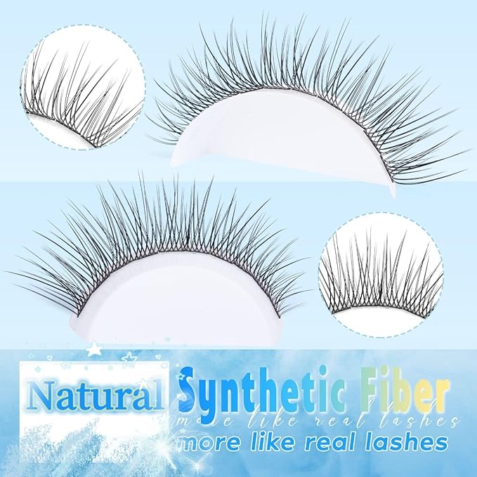 Natural Lash Clusters DIY Lash Extension Wispy Eyelash Clusters C-curly Cluster Eyelash Extension 10-14MM Individual Lashes Eyelash Extension Faux Mink Lash Clusters by Newcally
