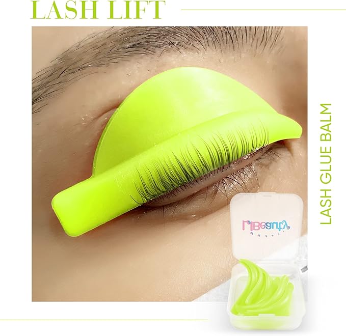 Libeauty Eyelash Lift Shield Lash Perm Pads 10 Pcs Reusable Eyelash Perming Curler Lower Eyelash Pads Lifting Rods