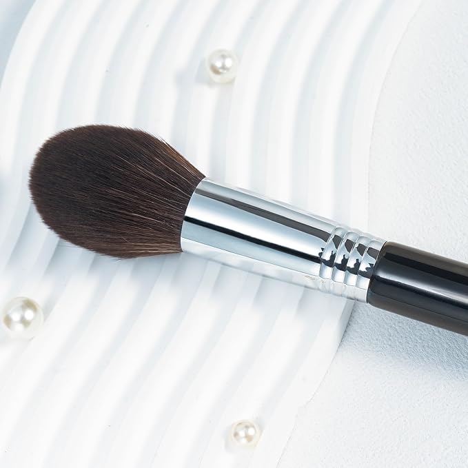 ENZO KEN Powder Brush, Highlighting Brush, Contour Brushes, Face Blending Brush, Fluffy Blush Brush for Cheeks, Nose Highlighter Brush. (908B)
