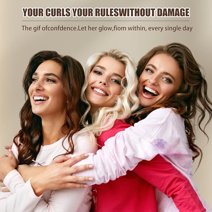 4pc Heatless Curls Overnight Hair Curlers - 4 Pcs No-Heat Curling Rod to Sleep In and Shower Cap,Velvet Hair Rollers with Satin Wrap (new packaging)
