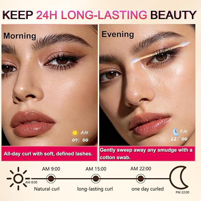 Heated Eyelash Curlers with Battery Indicator, Electric Eyelash Curler 3 Temperature Modes LED Display USB Rechargeable Makeup Tools, Heated Lash Curler Ideal Christmas Gift for Women MB-4