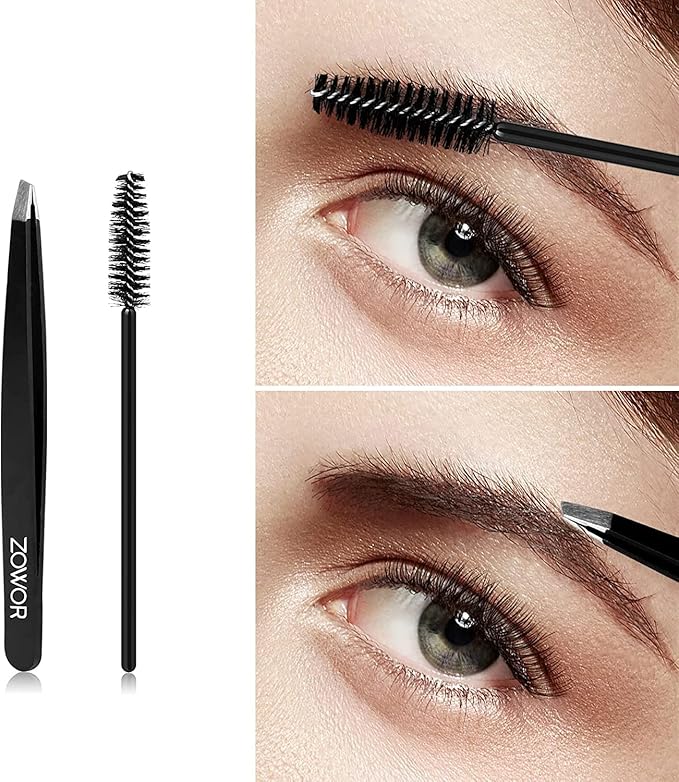 Eyelash Curler with Comb Fit All Eye Shape Curved Eyelash Curlers,Natural and Long Lasting Lash Curler for Women Make Up Gift(Black)
