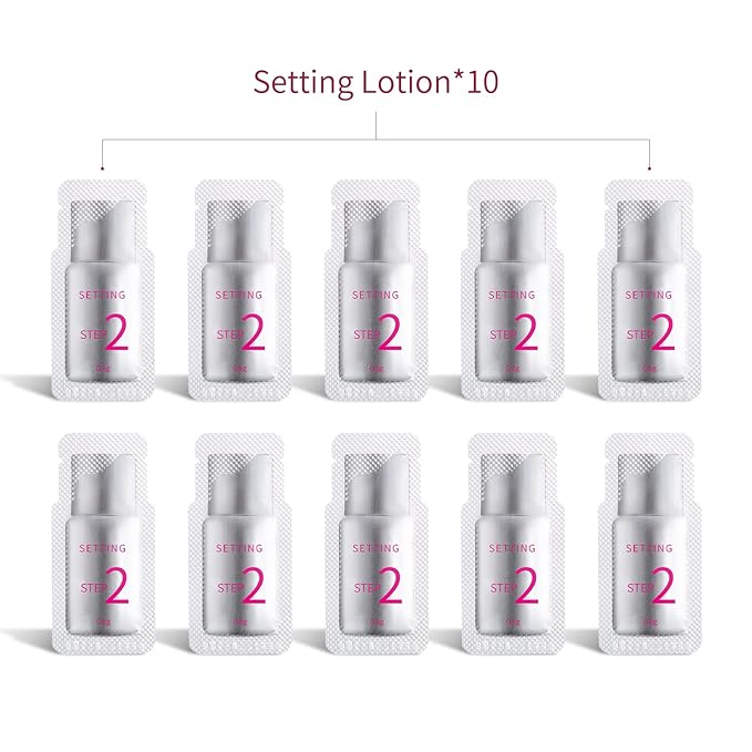 2026 Upgraded Fast Perm Lash Lift Kit Eyelash Perm Kit Eyelash Fixation Lotion (Quantity: 10 Packs)