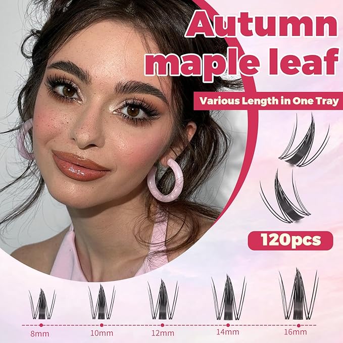 Manga Lash Clusters Kit Eyelash Clusters Eyelashes Anime Lash Clusters With Spikes Eyelash Extension Kit With Lash Bond And Seal Wet Look Spiky Cluster Lashes (Aesthetic‌ 120pcs)