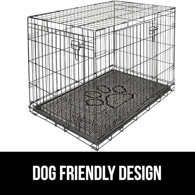 GORILLA GRIP SoakSTOPPER Dog Door Mat, 30x20 Machine Washable Rug Absorbent Doormat Captures Moisture Mud Dirt, Quick Dry Soft Chenille Entryway Rugs Indoor Entrance Mats for Dog Paws, Paw Grey
