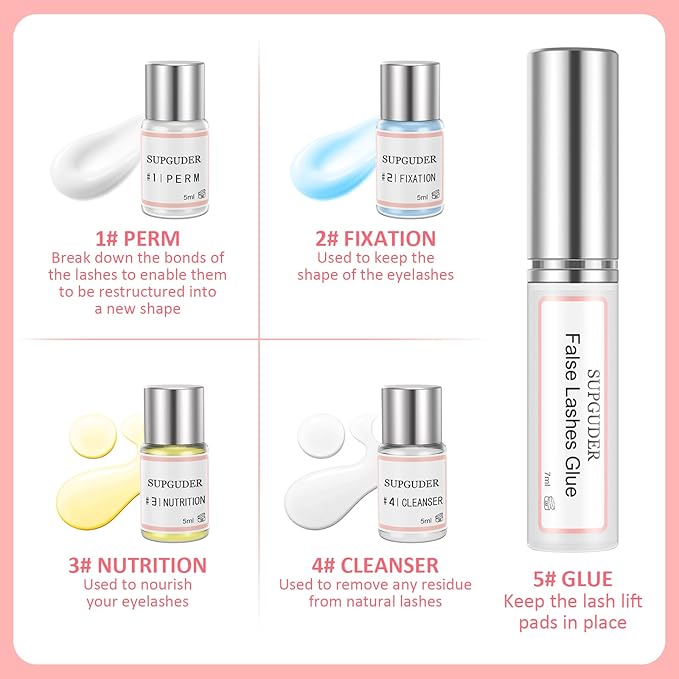 2026 Valentine's Day gift Lash Lift Kit for Perming,Curling and Lifting Eyelashes |Semi-Permanent Salon Grade Supplies for Beauty Treatments,Includes Eye Shields,Pads and Accessories