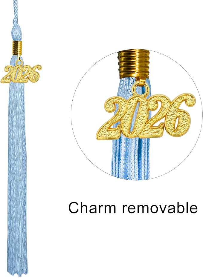 GraduationMall Matte Kindergarten & Preschool Graduation Cap for Kids with 2026 Tassel Black