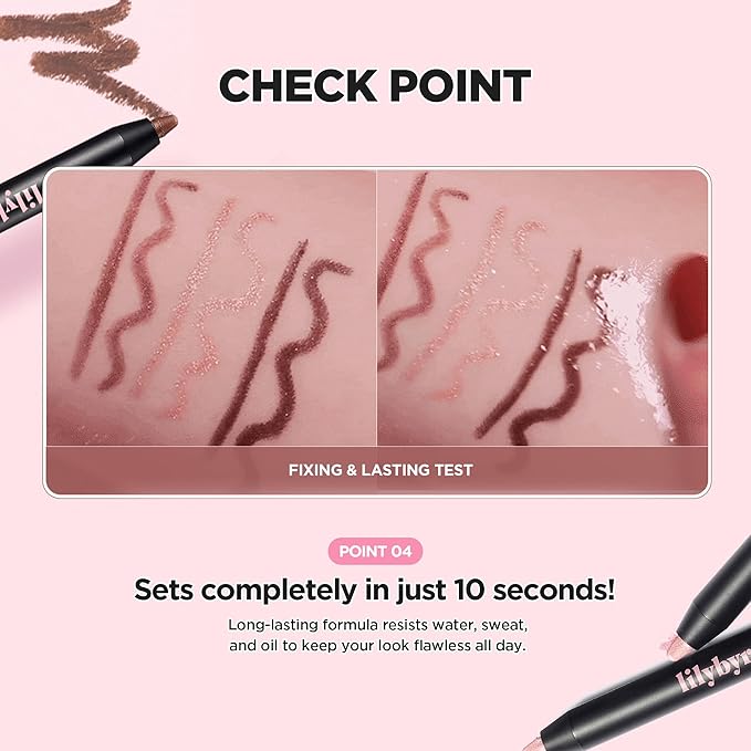 lilybyred Starry Eyes Am9 to Pm9 Gel Eyeliner | Korean Gel Eyeliner, Intense Color Payoff, Creamy Formula, Easy Blending, Built-in Sharpener, Smudge-Proof, Long-Lasting, 0.017 oz. (19 Misty Fig)