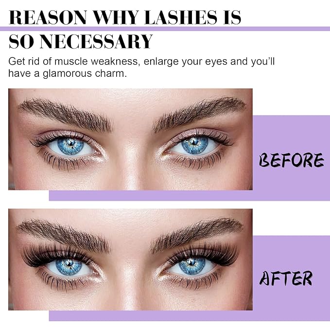 B&Q Lash Clusters Kit 280PCS Eyelash Clusters Kit,40D C 9-16MIX Individual Lash Comfortable Eyelash Extension Set, Classic Look with Bond and Seal Waterproof, Remover DIY at Home(Set,40D-C)