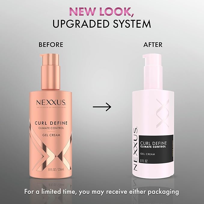 Nexxus Styling Curl Define Curl Cream Climate Control Gel Cream Hair Cream Powered by STYLEPROTECT Technology 8 fl oz