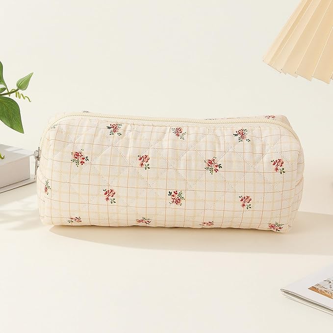 Pencil Case Pen Case Office College School Storage Bag Pouch Holder Box Organizer Makeup Pouch Cosmetic Bag Aesthetic Cute Pencil Case for Girls Boys Kids (O)