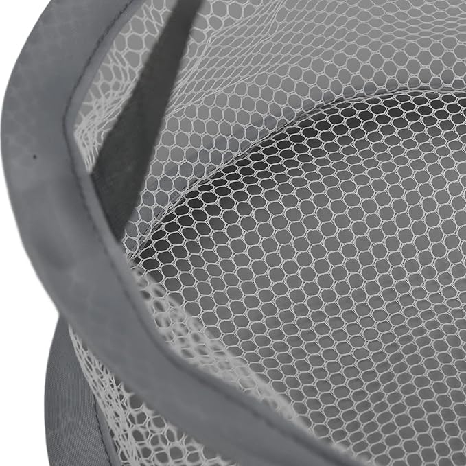 Makeup Brush Drying Rack, 3pcs Hanging Mesh Dry Net Mini Ventilated Windproof Drying Rack Basket Dryer for Makeup Brushes Tools (Grey)