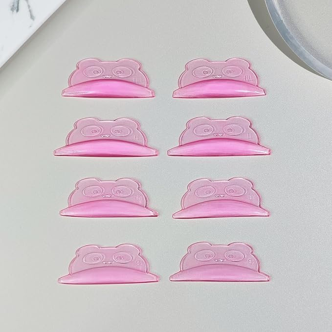 Libeauty Lash Lift Pads - Reusable Silicon Eyelash Lift Shield - DIY Use at Home or Salon - Lash Perming Tool