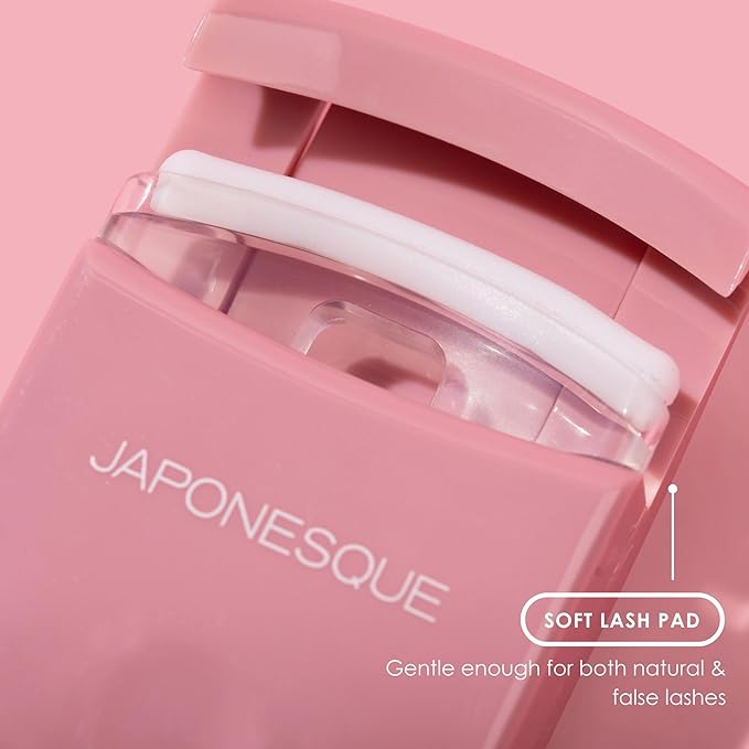 JAPONESQUE Travel Eyelash Curler (Pink, 2 Pack)