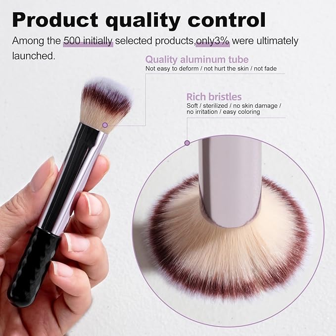 BS-MALL 14 Pcs Makeup Brushes Set With Dual-sided Beauty Makeup Sponge - Foundation Brush & Makeup Sponge,premium Luxury Brush Collection For Face & Eye,for Flawless Application (Orange)