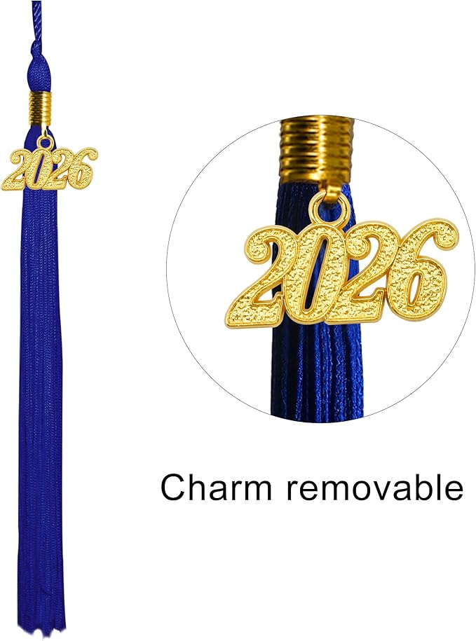 GraduationMall Matte Kindergarten & Preschool Graduation Cap for Kids with 2026 Tassel Black