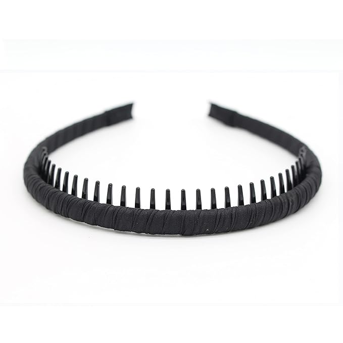 fashion head bands for women tooth comb hair hoop Comfy non slip hair bands(4 Colors)