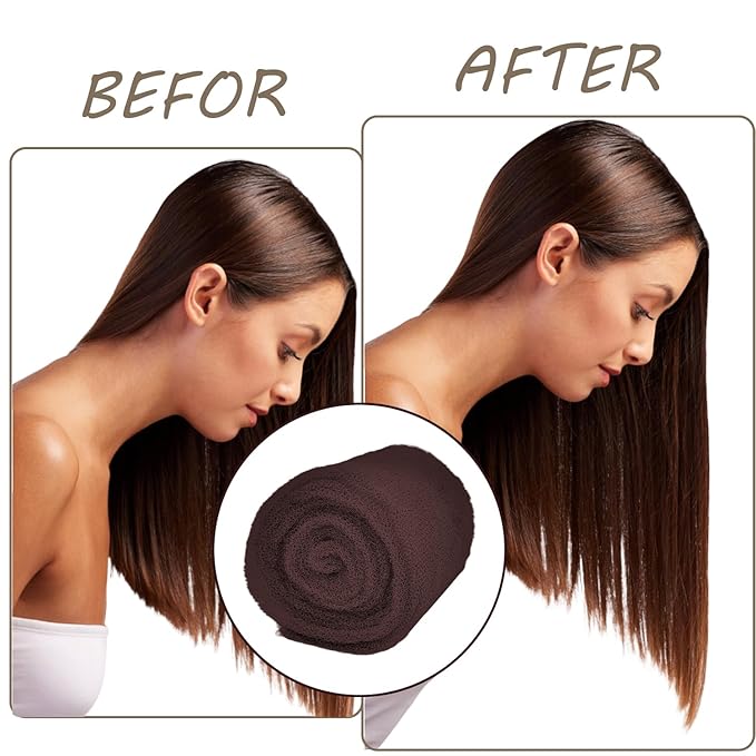 Hair Sponge for Updo Tan with 200pcs pin Hair Filler Padding for Updo (Coffee)