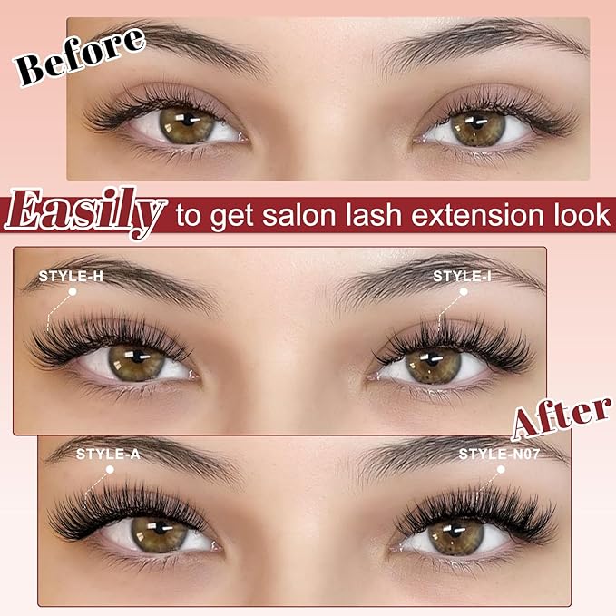 Higu clace Magnetic Eyelashes 4Pairs Magnetic Eyelashes with Applicator Soft Magnetic Lashes Natural Look Wispy Magnet Lashes Without Eyeliner Easy to Wear and Remove(DJCX-E02）