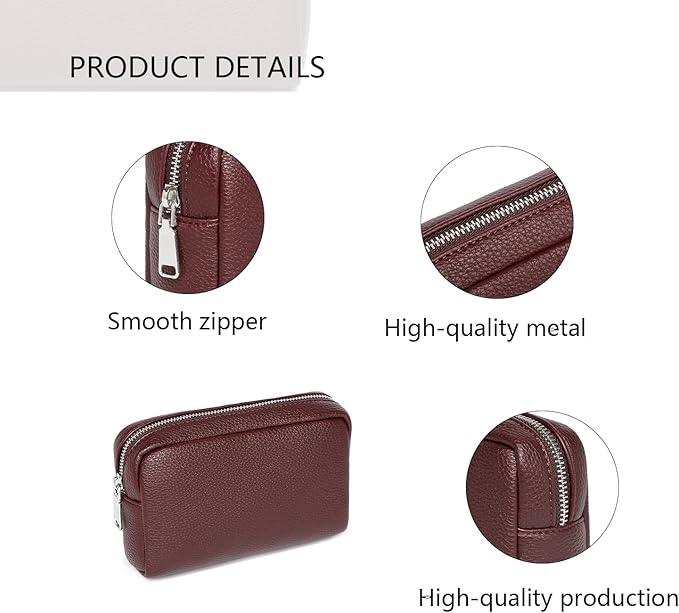 Makeup Bag Large Capacity Women's Classic Black Wash Bag Adjustable Partition Wash Brush and Cosmetic Carrying Bag (Caramel Color)