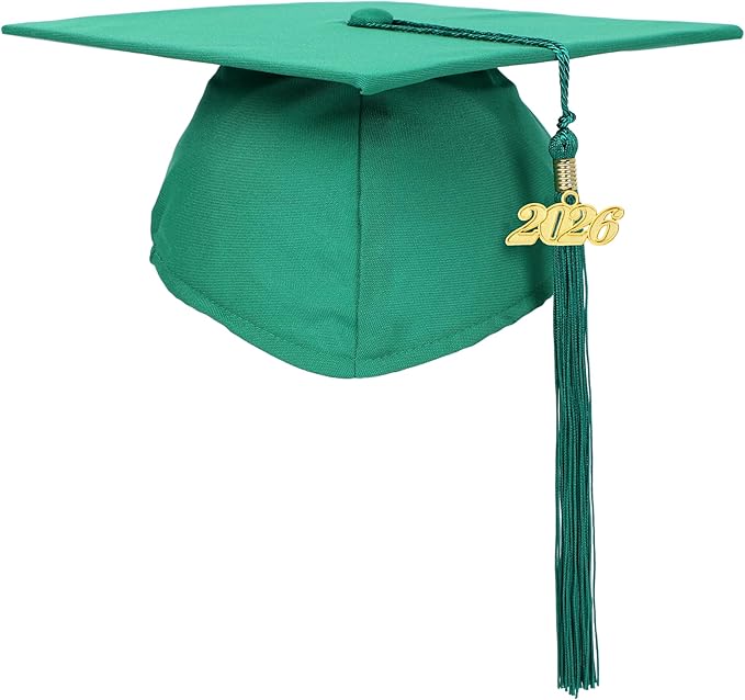 Newrara Graduation Unisex Matte Adult Graduation Cap with Tassel