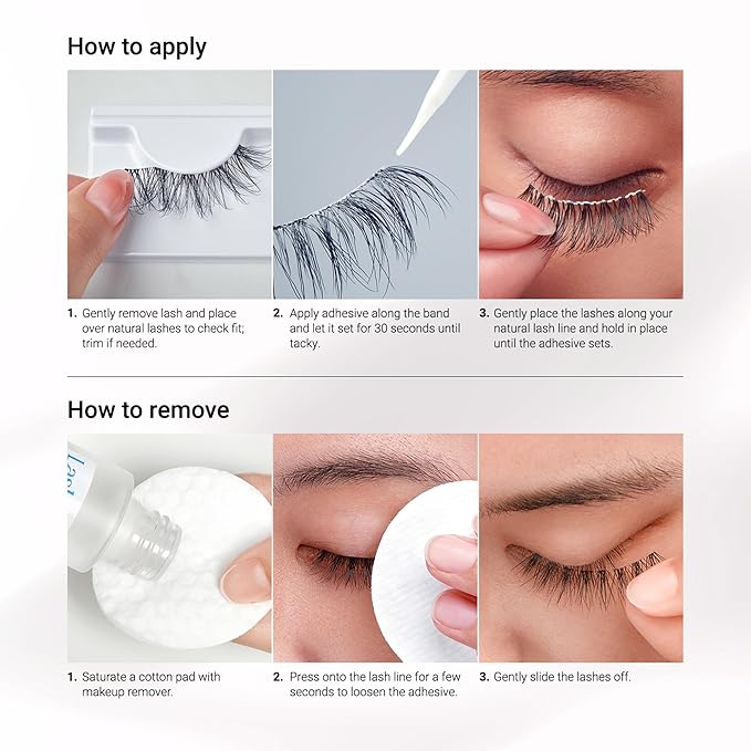 KISS Looks So Natural, False Eyelashes, 'Sultry', 12 mm, Includes 5 Pairs Of Lashes, Contact Lens Friendly, Easy to Apply, Reusable Strip Lashes, Glue-On (Pack of 2)