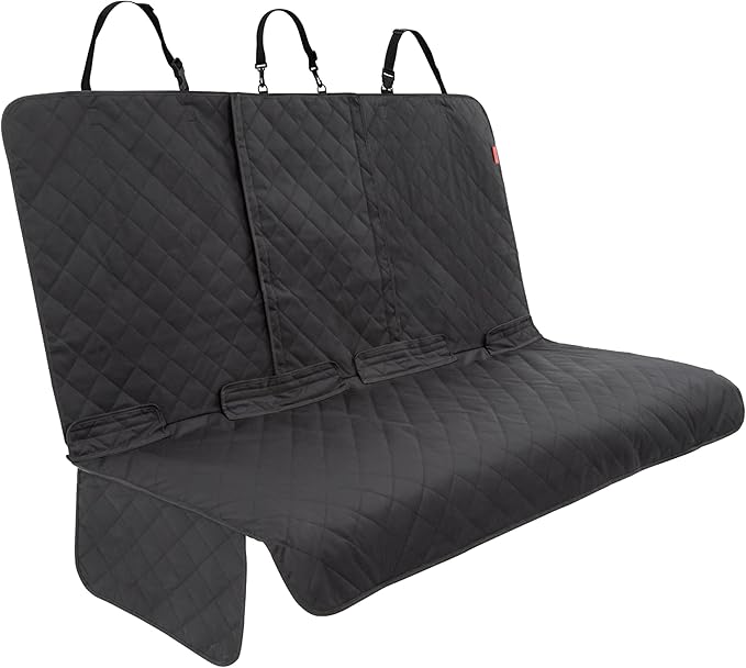 Lusso Gear Dog Car Seat Cover - Waterproof Non-Slip Car Back Seat Protector - Rear Car Seat Cover for Dogs - Universal Fit for Sedans Trucks SUVs - Scratchproof Backseat Car Cover - Machine Washable
